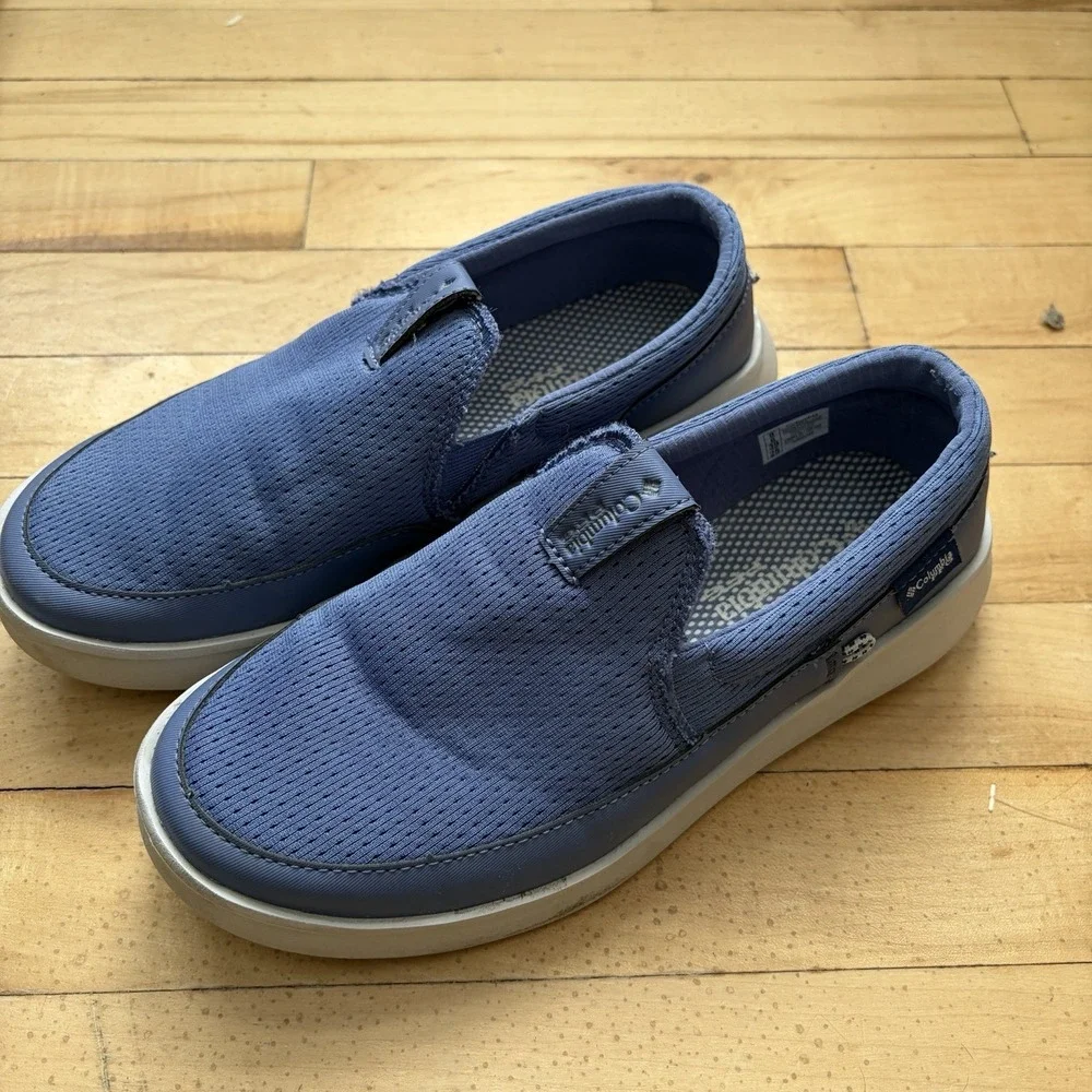 Columbia Boatside Breath PFG Women's‎ Boat Shoes Blue Women's Size 8